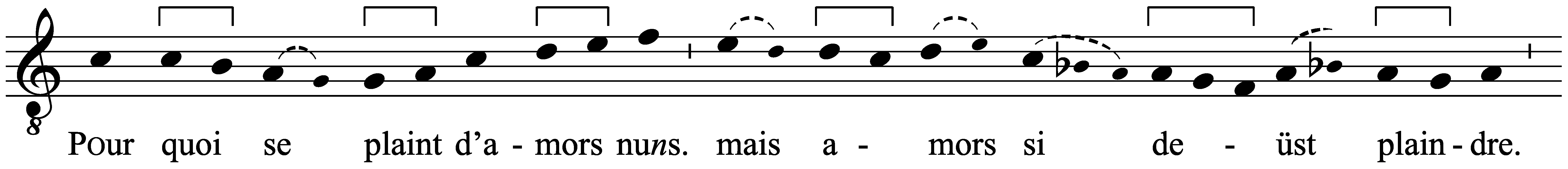 Work musical notation